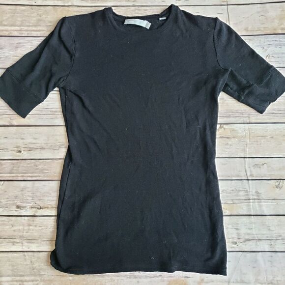 Vince 100% wool short sleeve crew neck sweater - Picture 5 of 6